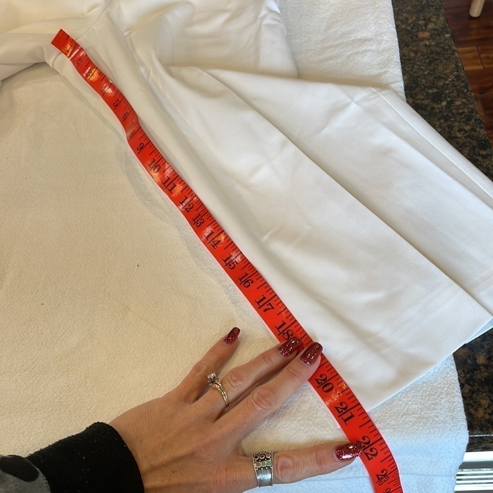 White House black market legacy 2 white Capri career casual dress pants - Picture 7 of 11